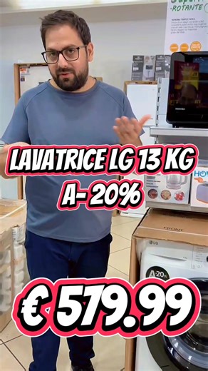 1.1K views | LG AI DD F4R3013NSWB Lavatrice a Carica Frontale 13kg Serie R3, Classe A-20%, 1400 giri, AIWash, Lavaggio a vapore, Motore Direct Drive, Cestello a bolle, Smart Diagnosis, Libera installazione, Bianca #F4R3013NSWB #lavatrice | Soloperaffare | Facebook