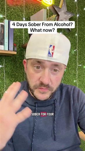 Four days sober is not nothing. Alcohol is out of your system, your body is recalibrating, and what you do next matters. Rest, hydrate, eat, sleep, and stop minimizing how big this moment actually is. Early sobriety is about building rhythm, not perfection. #sobercoach #sobertok #recoverytok #alcoholfree #earlysobriety