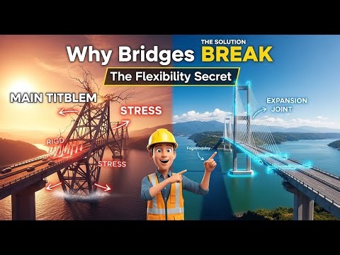 Ever wondered why high bridges are always built in sections, not in long lengths?
