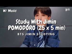 2 HOUR STUDY WITH JIMIN ✨ | POMODORO (25/5) | JIMIN | PIANO BTS MUSIC | COUNTDOWN & ALARM