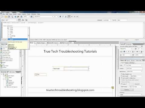 Script Editor Basics in Adobe LiveCycle ®