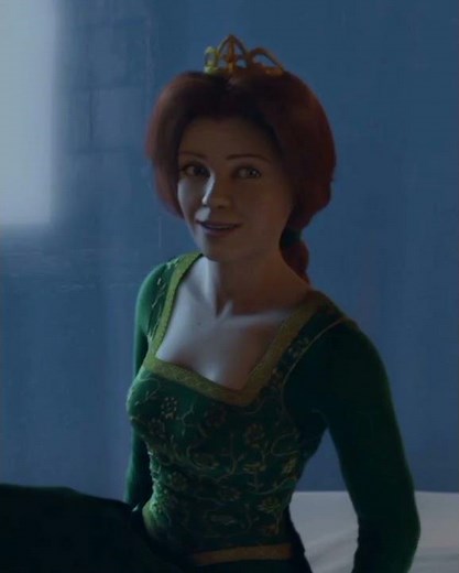 Shrek May 18 2001 Princess Fiona Human PDI/DREAMWORKS Stay Home By Self