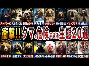 【総集編】クマは本当に危険なのか？ヒグマの生態まとめ20選【ゆっくり解説】