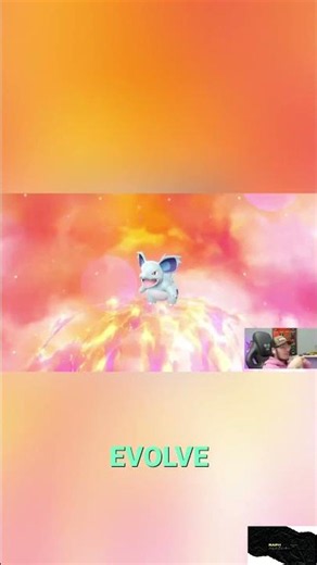 Watch Nidoran♀ Evolve into Nidorina LIVE in Epic Moment! #shorts