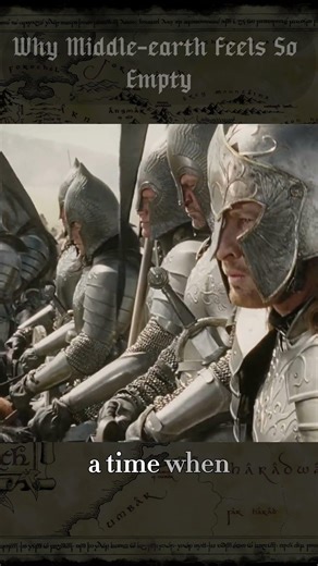 Why Middle-earth Feels So Empty #LOTR #Middleearth #Tolkien #History #Shorts