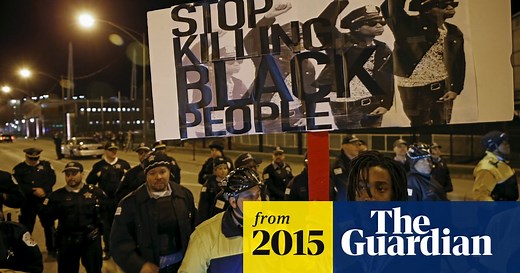 Young black men killed by US police at highest rate in year of 1,134 deaths