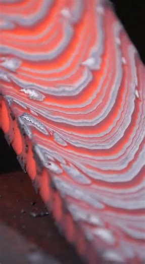 Forging Damascus Steel | Power Hammer Sparks