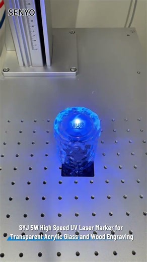 High Speed UV Laser Marker for Transparent Acrylic Glass and Wood Engraving