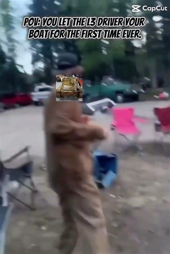 L3’s first time driving a boat.