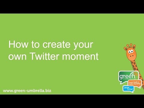 How to create your own Twitter Moments