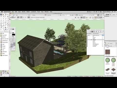 Vectorworks 2017 - Site Design - Sloping Sites