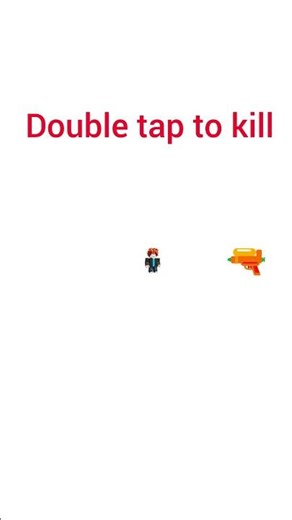DOUBLE TAP TO KILL! 🔫🔥 #shorts #roblox