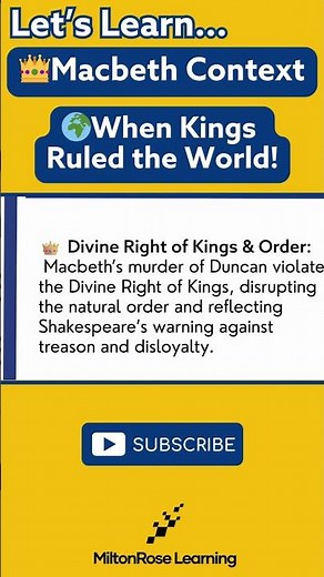 🔗 The Great Chain of Being: HIERARCHY Explained in 60 Secs! | #GCSEEnglish #Macbeth #Shakespeare