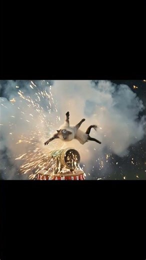 Cannonball Cat Fails! Siamese Circus Blunders (NG Compilation) #shorts