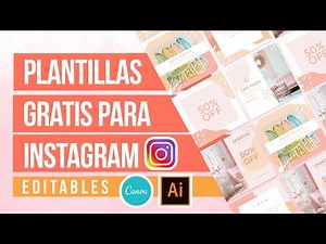 📲Plantillas GRATIS para INSTAGRAM editables con CANVA E ILLUSTRATOR