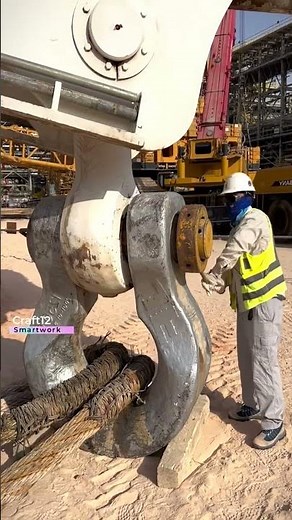 Rotating a massive crane shackle pin