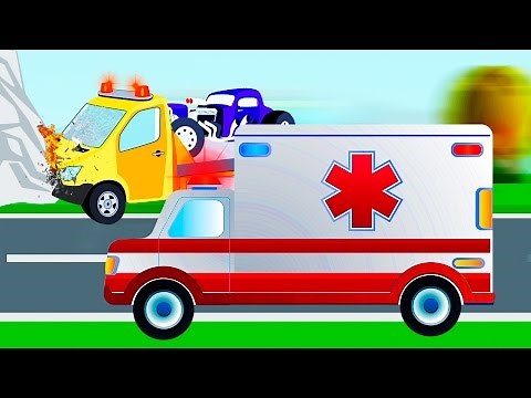 Der Krankenwagen | Autos für Kinder | Lehrreicher Zeichentrickfilm | Cartoon für Kinder