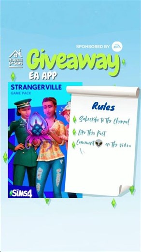 THE SIMS 4 - STRANGERVILLE GIVEAWAY - #eacreatornetwork