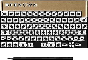 Replacement US Keyboard Keycap Keys Key Scissor Clips Hinge for MacBook Pro M1 Pro Max Retina 14'' A2442 MKGR3 MKGT3 EMC 3650, 16'' A2485 MK1E3 MK1H3 EMC 3651 2021 Year