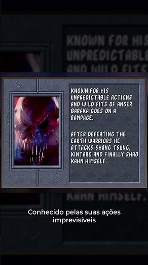 The story of Baraka in Mortal Kombat 2 (When he wins the tournament) #retrogaming #playstation #g...