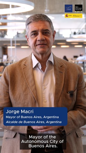 🇦🇷 At the opening plenary of the 2025 OGP Global Summit, Jorge Macri, Mayor of Gobierno de la Ciudad de Buenos Aires, reflected on the digital challenges facing societies today and how local governments’ closeness to people gives them a unique advantage in addressing them. He highlighted how Buenos Aires is developing innovative tools to inform citizens and improve access to public services, showing how cities can lead the way in building more transparent, responsive, and connected governance.