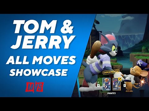 Multiversus: Tom and Jerry Moves Showcase | Watch All Moves Tom and Jerry Can Make!