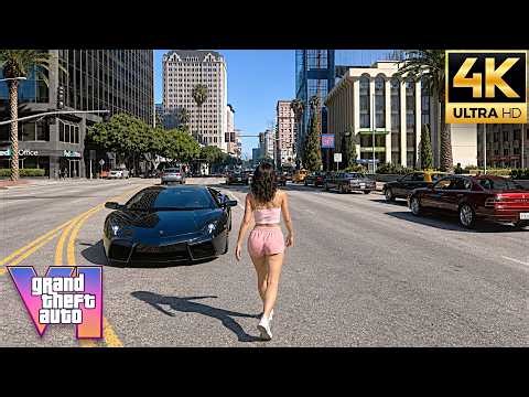 GTA 6 Graphics - Next Gen 2026 Ray Tracing Real Life RTX 5090 GTA 5 PC Graphics Mod!