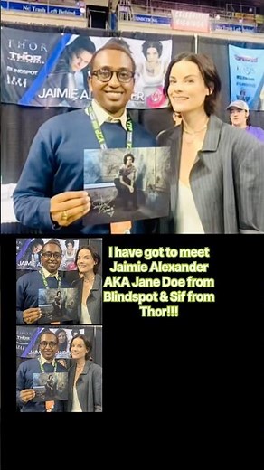 Meeting Jaimie Alexander!! #jaimiealexander #janedoe #thor