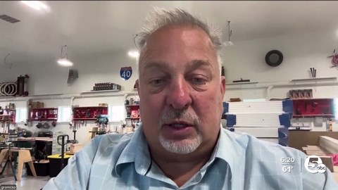 Flipped home warning