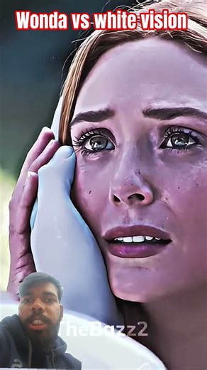 Wanda Battle White Vision 💥 Then Vision Saves His Wife ❤️#marvel #trending#shortvideos #wanda#shorts