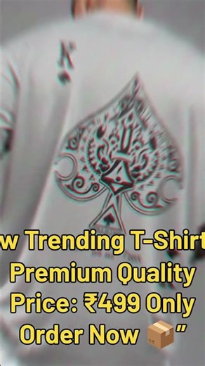 “New Trending T-Shirt Under ₹499 🔥 #shorts”