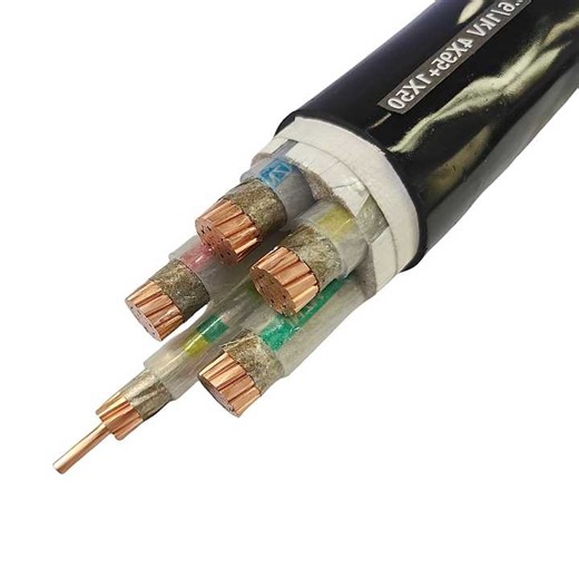 Low Voltage 0.6/1kv XLPE Insulated Copper Conductor Power Cable 5x10mm2 PVC Jacket for Home Appliance Construction Power Station