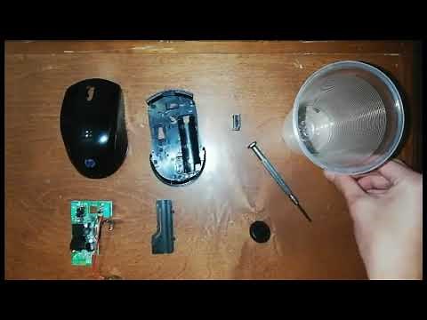 Desmontaje de un ratón inalámbrico/HP x3000