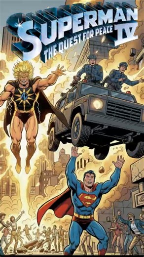 Nuclear Man’s City Rampage — No One Is Safe | Superman IV (1987) #superman