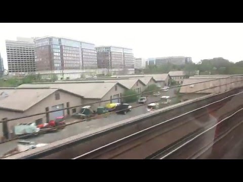 WMATA Blue line ride from Franconia–Springfield to Ronald Reagan Airport