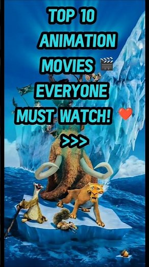 Top 10 Greatest Family & Animation Movies of All Time 🏆❤️... #shorts#viral