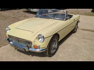 1969 MG MGC Roadster in Primrose Yellow, superb restoration