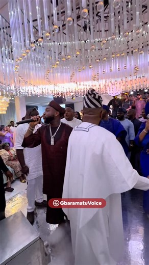 9K views · 8.8K reactions | #TOSTAYFOREVER: Davido lights up the dance floor with Dr. Tosan Ejiro and Samuel Adebayo Tayo, turning their wedding into a night of pure joy, laughter, and unforgettable moves at Cedar Event Center, Airport Road, Warri, Delta State.  LIVE on GbaramatuVoice! #GbaramatuVoiceTV #TostayForever #DavidoLive @davido | GbaramatuVoice TV | Facebook