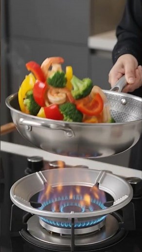Aluminium Wok Support Ring for Gas Stove | #kitchengadgets #hack #meeshofinds #ytshorts