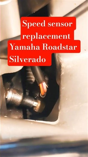 Yamaha Roadstar the easiest way to replace the Speed sensor #roadstar #yamahamotorcycles