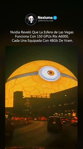 ¡Nvidia Impulsa La Esfera de Las Vegas con 150 GPUs RTX A6000! 48GB De VRAM Cada Una