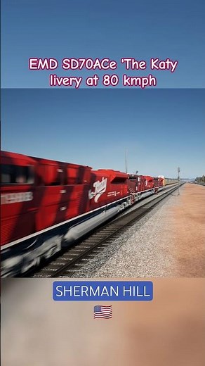 EMD SD70ACe #trainsimworld #trainspotter #usarailway #trainspotting #shortvideo #shorts #railways