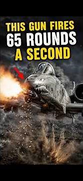 How the GAU-8 Fires 65 Rounds a Second