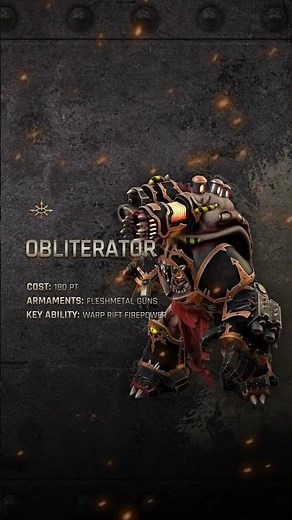 Warhammer 40,000: Battlesector - Black Legion | Elites - Obliterators