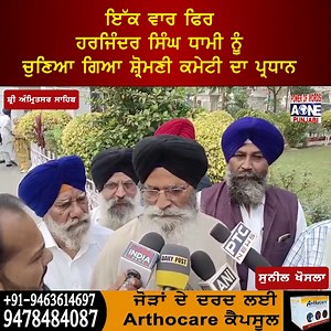 13K views · 586 reactions | ਇੱਕ ਵਾਰ ਫਿਰ ਹਰਜਿੰਦਰ ਸਿੰਘ ਧਾਮੀ ਨੂੰ ਚੁਣਿਆ ਗਿਆ ਸ਼੍ਰੋਮਣੀ ਕਮੇਟੀ ਦਾ ਪ੍ਰਧਾਨ | Aone Punjabi News | Facebook