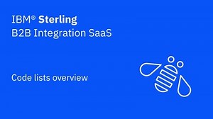 Code Lists overview - IBM Sterling