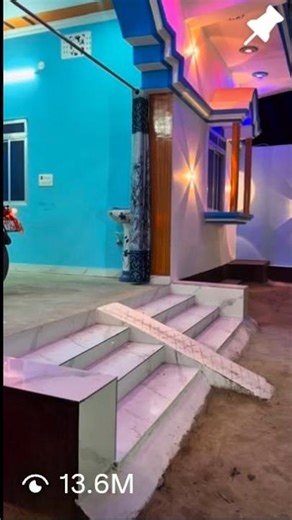 Modern ceiling design with minus plus concept, featuring layered false ceiling with recessed #viral