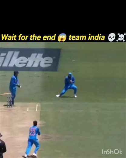 wait for the end 😱 team india 💀☠️#cricket #trendingshorts #teamindia
