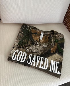 God Saved Me Camo T-shirt: Realtree Christian Apparel - Etsy