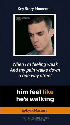 "Angels" by Robbie Williams - Key Story Moments explained #lyricbreakdown